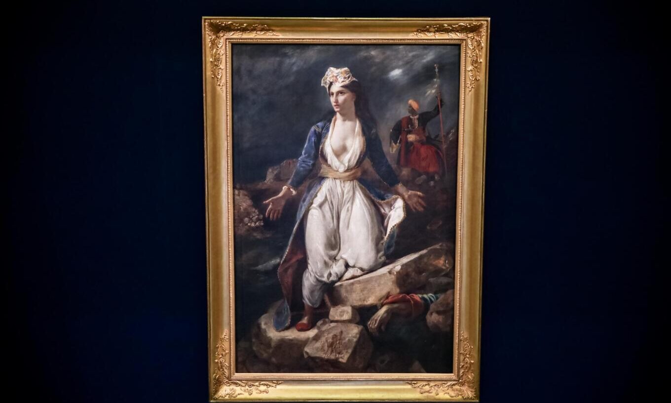 Ντελακρουά: Για πρώτη φορά στη χώρα μας ο εμβληματικός πίνακάς του «Η Ελλάδα στα ερείπια του Μεσολογγίου»