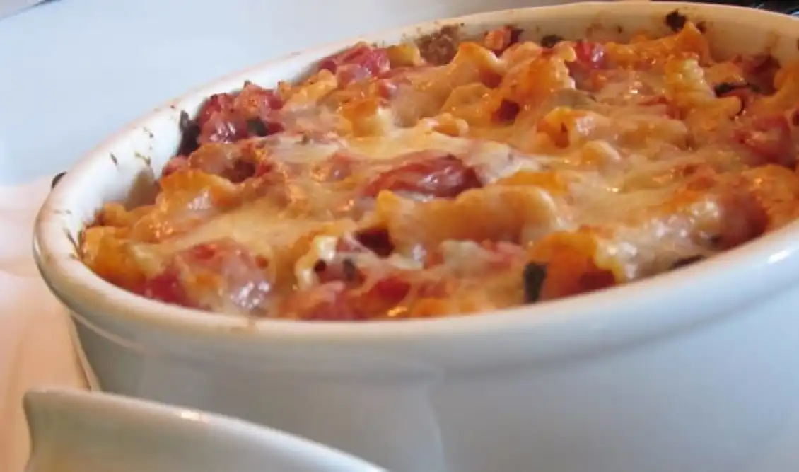 Νηστίσιμο σουφλέ ζυμαρικών