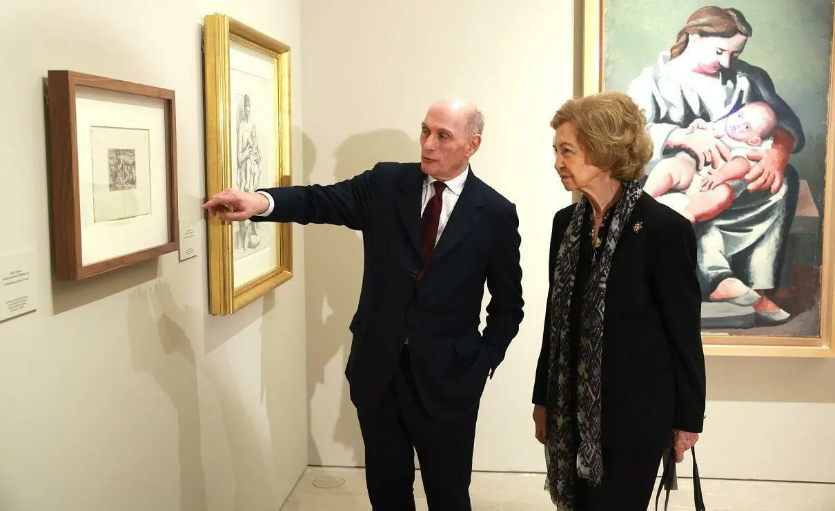 Πρώτη εμφάνιση της βασίλισσας Σοφίας μετά τον θάνατο της αδελφής της