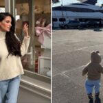 Αλεξάνδρα Νίκα: Απογευματινή βόλτα με το μικρό Βασίλη
