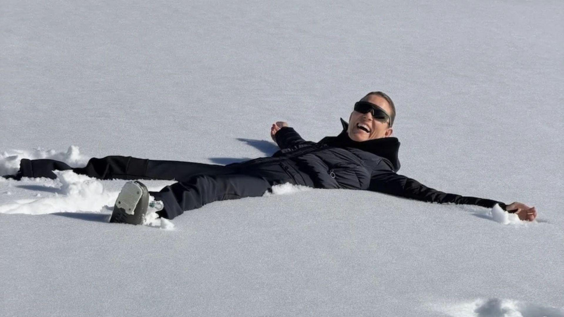 Βίκυ Καγιά: Παγωμένη απόδραση για σκι